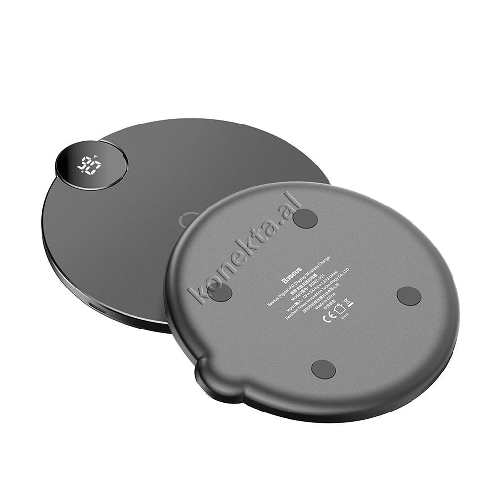 Baseus Wireless Charger with Digital LED Indicator - Thumbnail 23