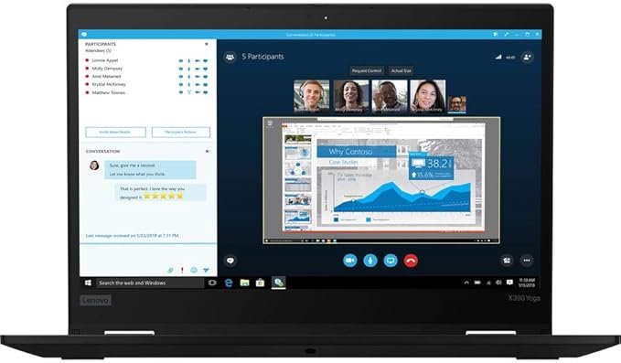 Lenovo Thinkpad x390 Yoga Laptop, 14.1" Touch Screen, 16GB RAM, 256GB SSD, Used - Thumbnail 6