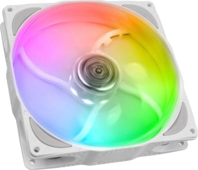 Noiseblocker NB-eLoop X B14-P ARGB Fan, 140 mm, White - Image 1