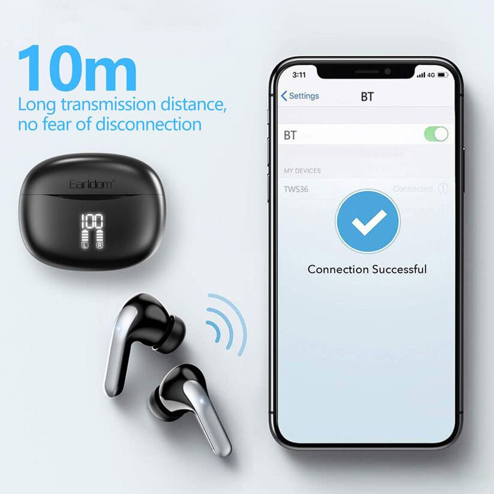 Earldom TWS36 Wireless Earbuds, ANC - Thumbnail 3