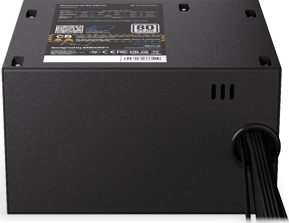 Endorfy Elementum E5 EY7A003 ATX Power Supply, 350W - Thumbnail 8