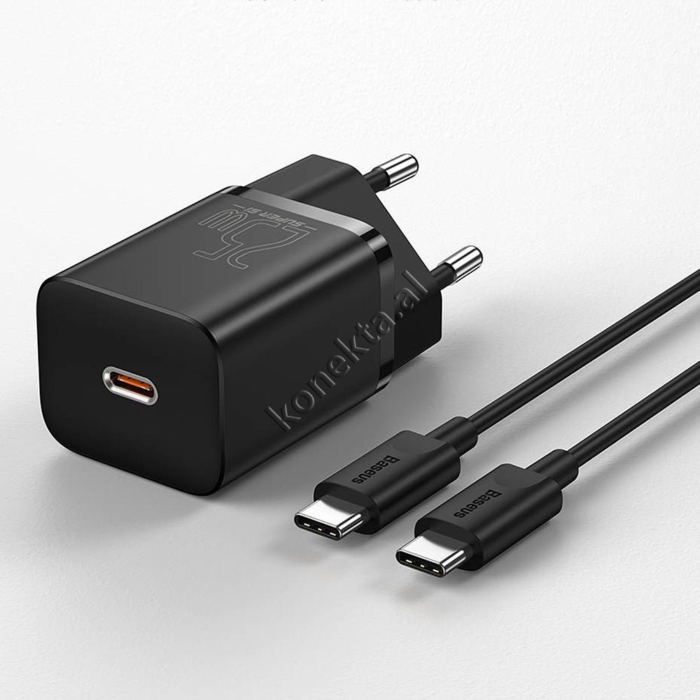 Baseus Charger with Type-C Port and 20W Charging Cable - Thumbnail 27