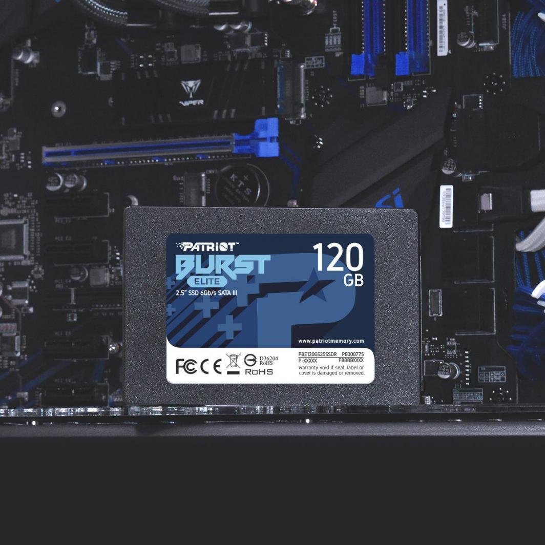 Patriot Burst Elite SSD, 120GB, 2.5" SATA III - Thumbnail 4