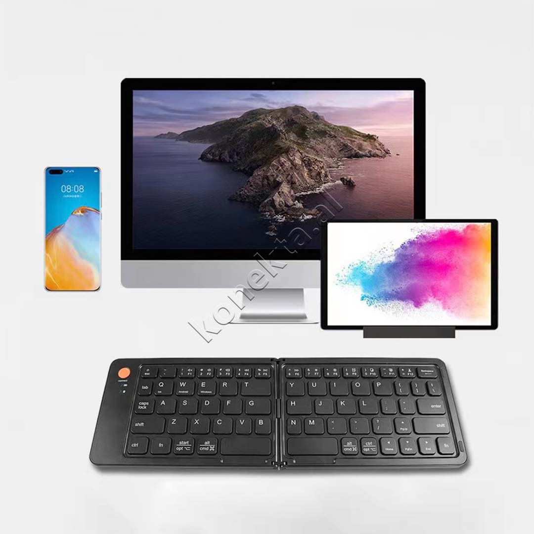 Baseus Wireless Keyboard, Foldable, Bluetooth - Thumbnail 5