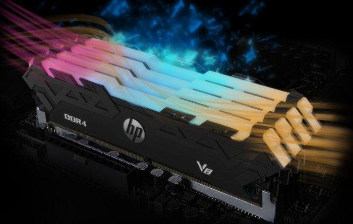 HP V8 RGB Memory, DDR4, 8 GB, 3600 MHz, CL18 - Thumbnail 4