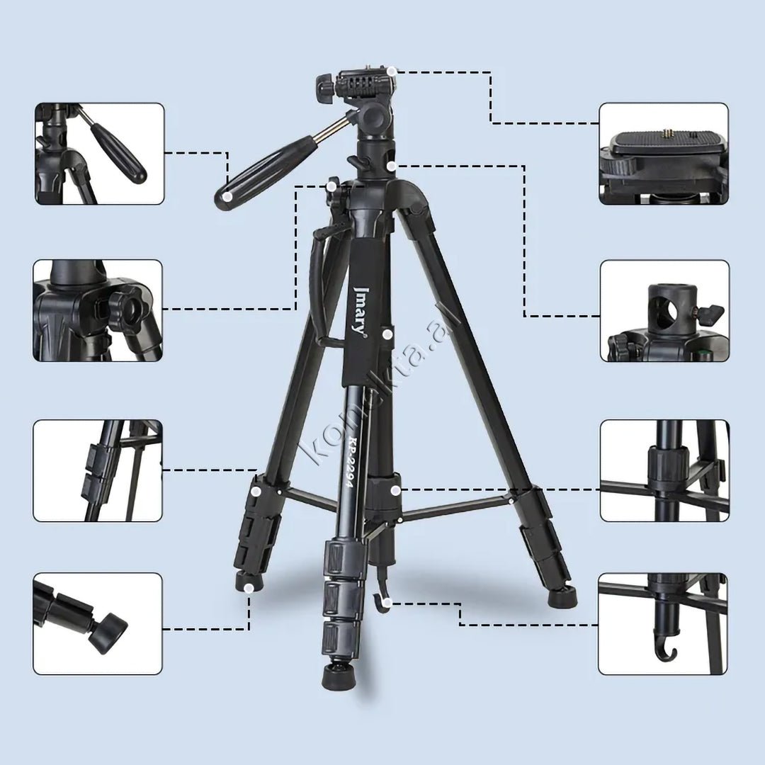Jmary Trekëmbesh Tripod Profesional i Çmontueshëm - Thumbnail 10