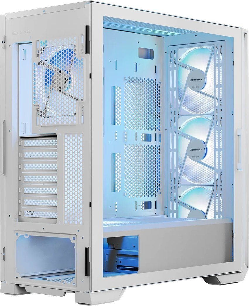 Modecom Horizon Flow ARGB Case, White, Midi Tower - Thumbnail 5
