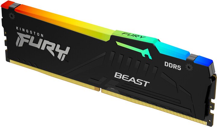 Kingston Fury Beast RGB Memory Module 32GB (2x16GB) DDR5 5600 CL36 - Thumbnail 3