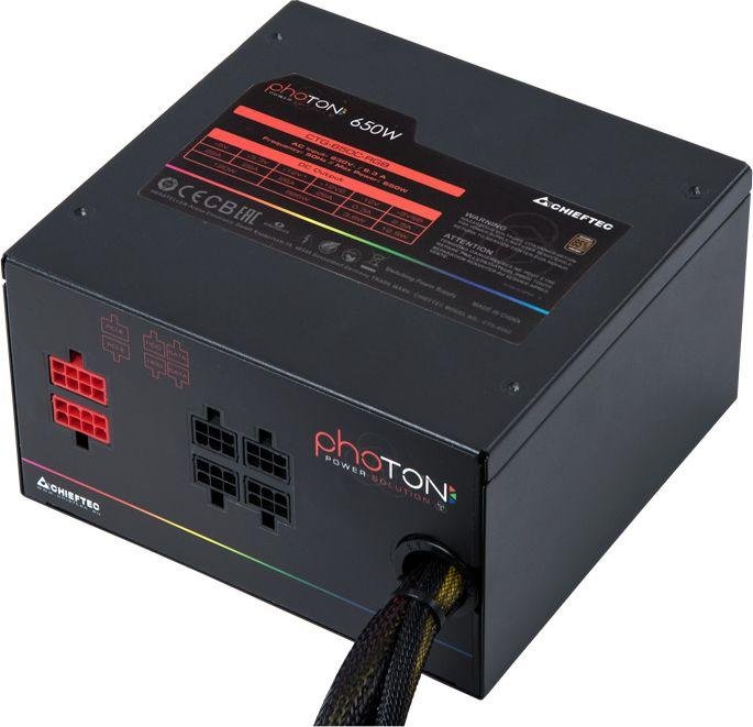 Chieftec Photon CTG-650C-RGB ATX Power Supply, 650W - Thumbnail 4