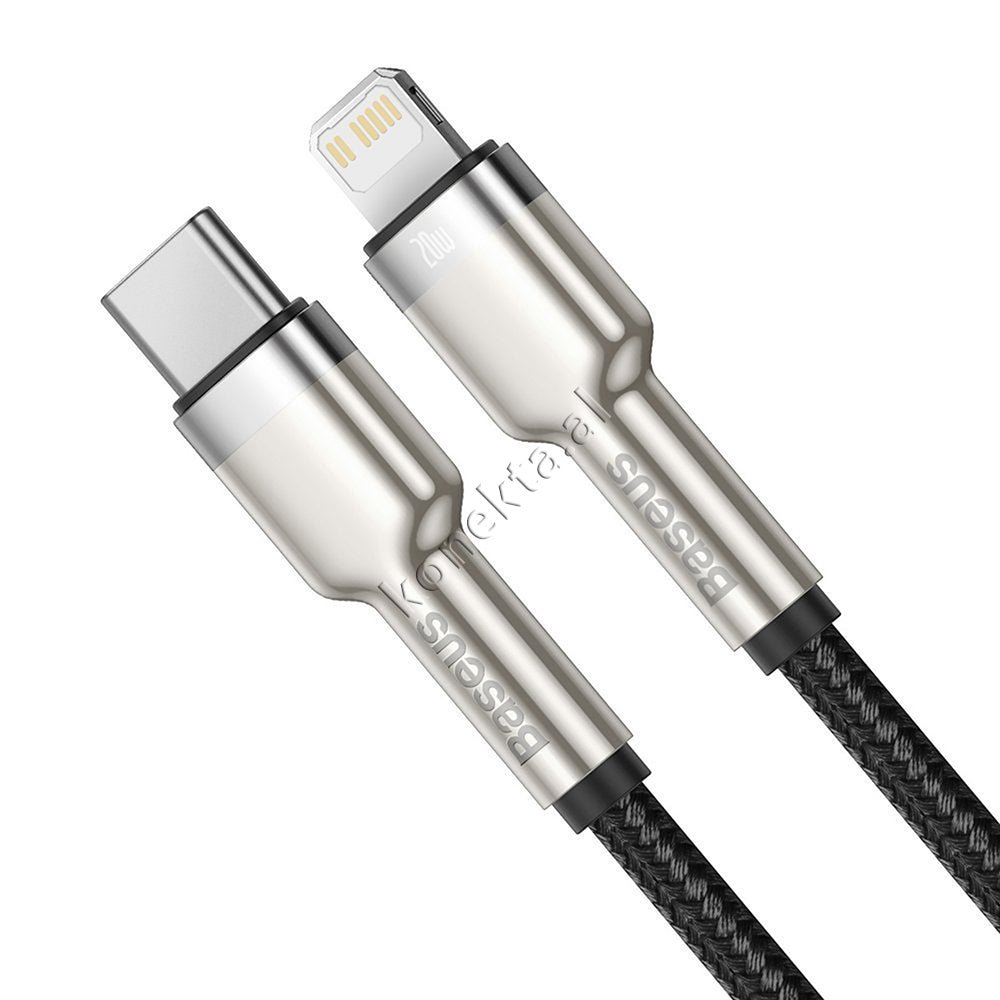 Baseus Type-C to Lightning Charging Cable, 20W, 1m, White - Image 1