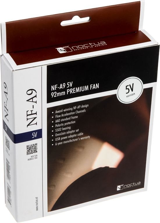 Noctua NF-A9 5V Fan, 92 mm - Thumbnail 6