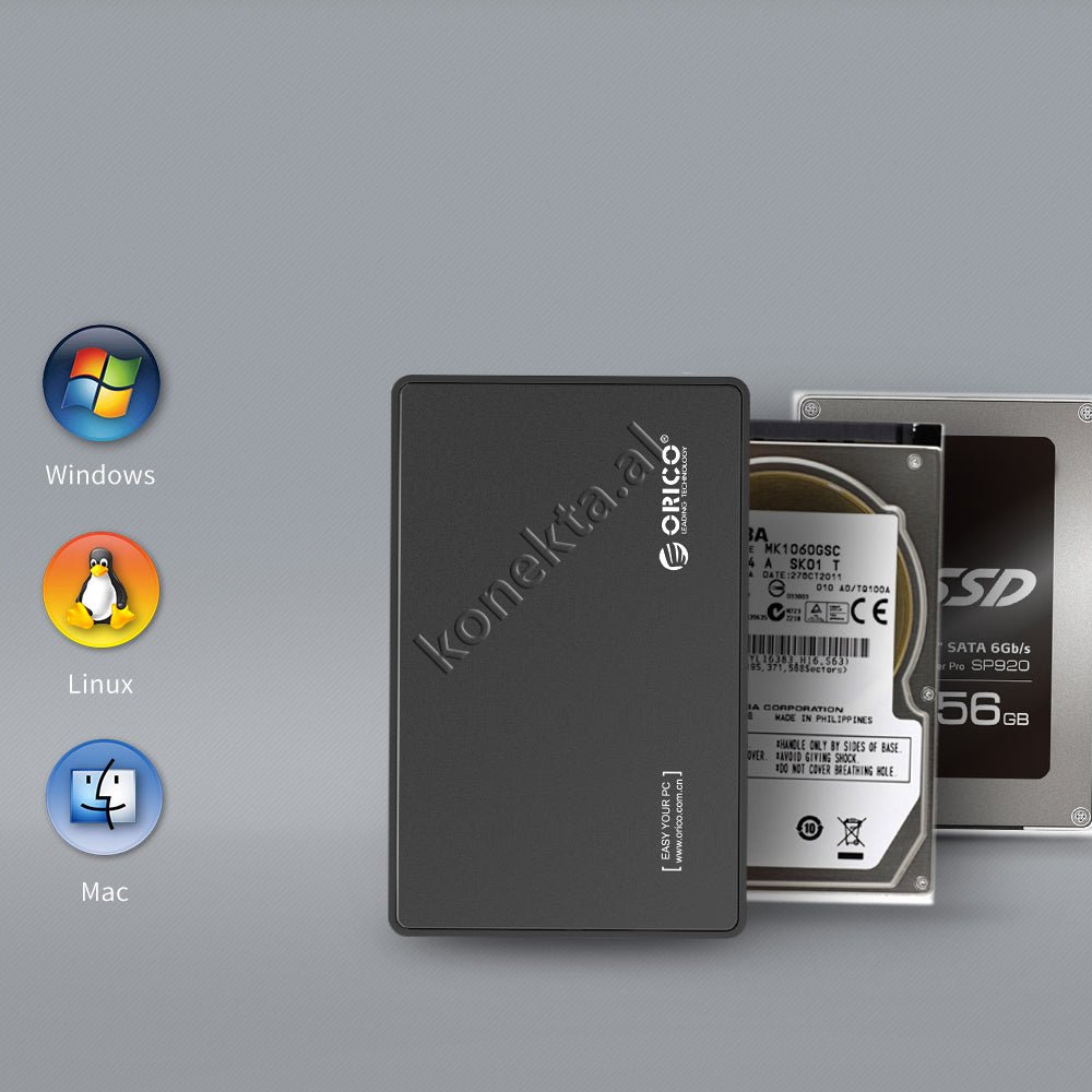 Orico Hard Disk Enclosure 2.5" Type-C - Thumbnail 10