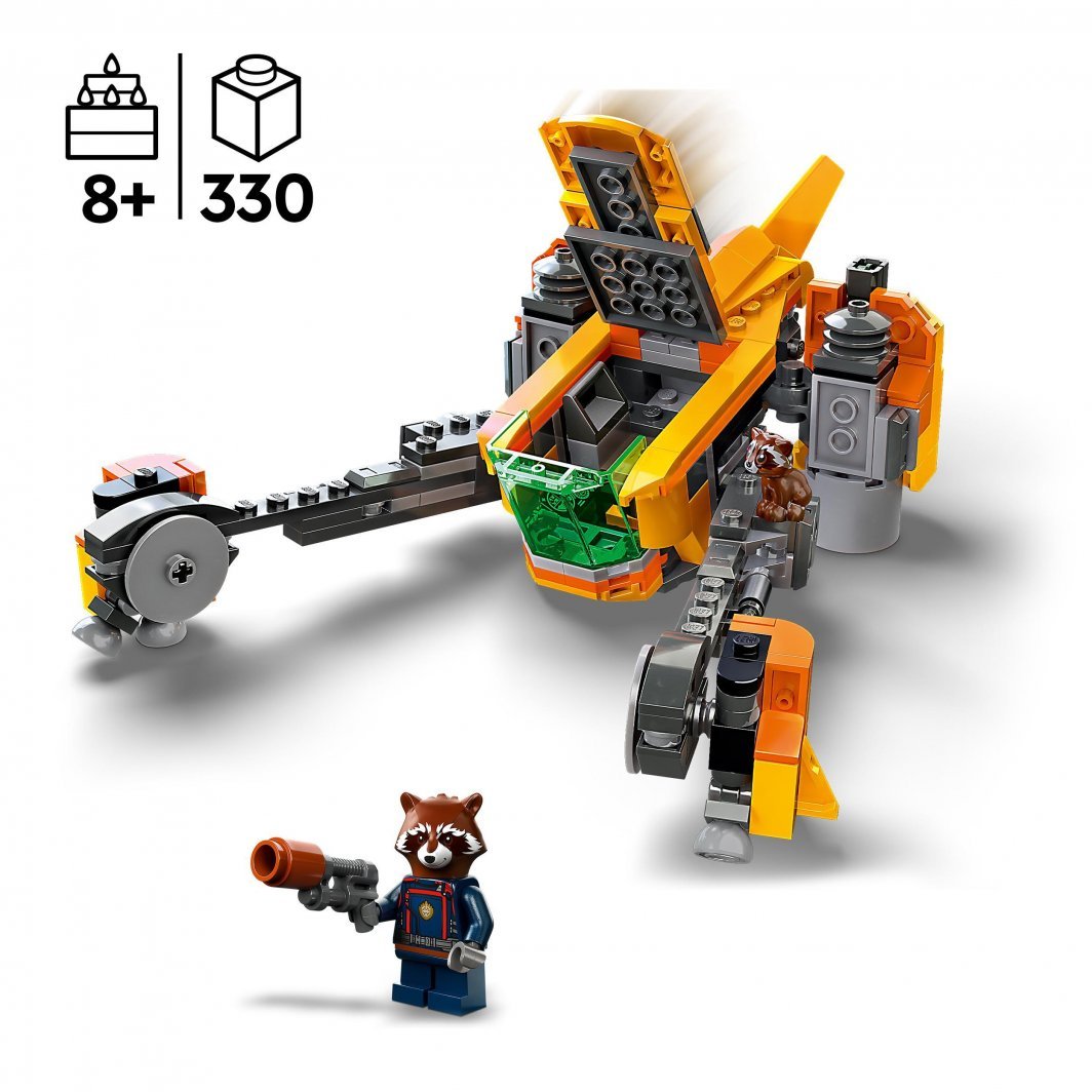 LEGO Marvel 76254 Little Rocket's Spaceship, 330 pjesë - Thumbnail 2