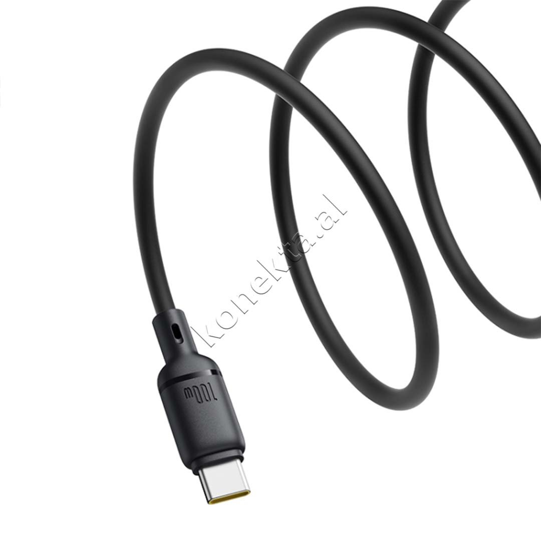 Baseus Type-C Charging Cable, 100W, 1m, Black - Thumbnail 4