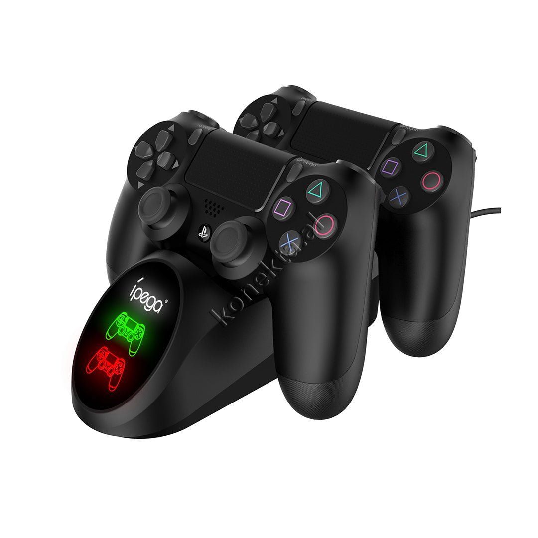 ipega PS4 Controller Charging Dock, Black - Image 1