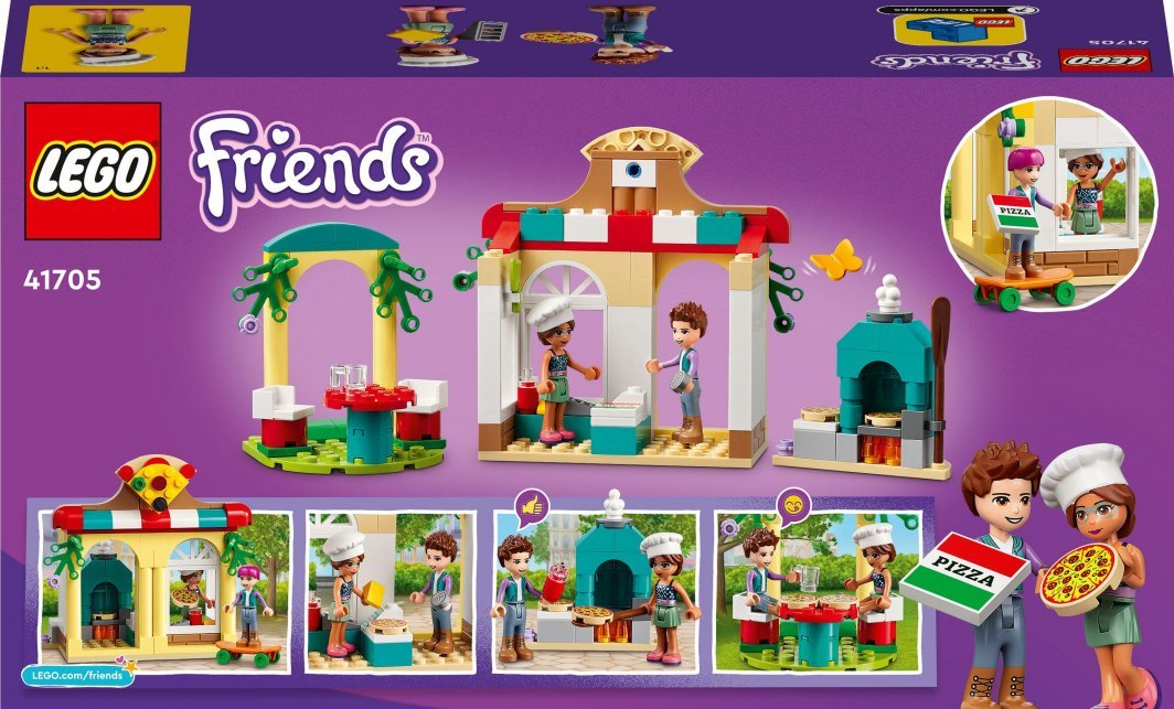 LEGO Friends 41705 Pizzeria Set, 144 Pieces - Thumbnail 2