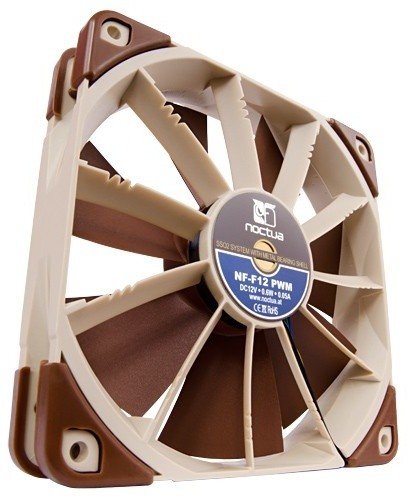 Noctua NF-F12 PWM Cooler, 120 mm, Brown - White - Thumbnail 4