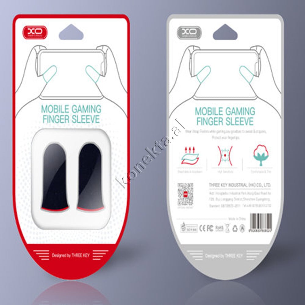 XO Gaming Finger Sleeves, Transparent with Black Protective Edges - Thumbnail 6