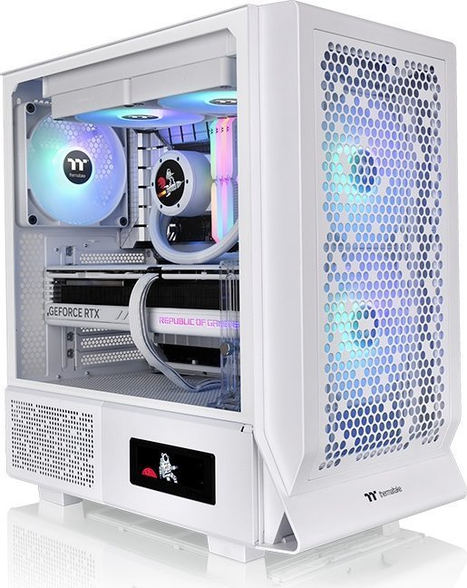 Thermaltake Ceres 330 TG ARGB Case, White, Midi Tower - Thumbnail 5