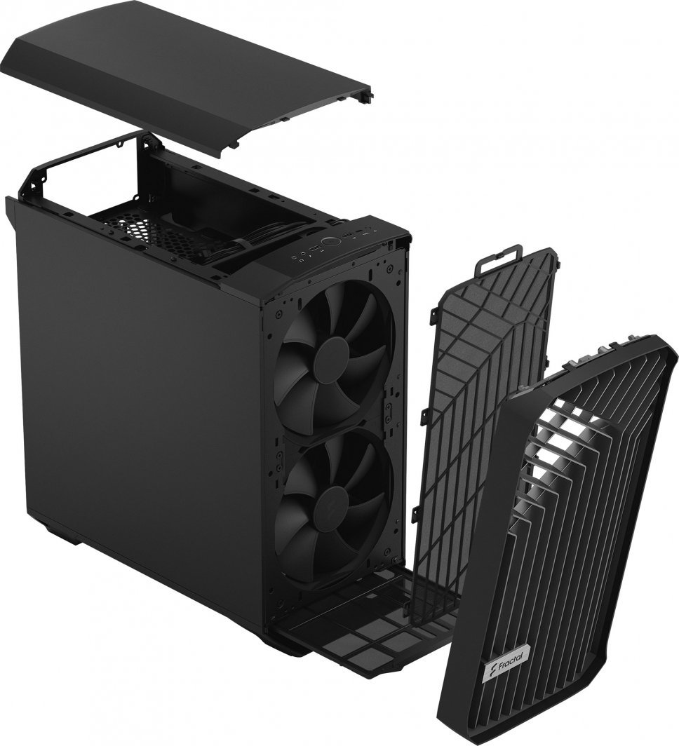 Fractal Design Torrent Compact Case, Black Solid, Midi Tower - Thumbnail 20