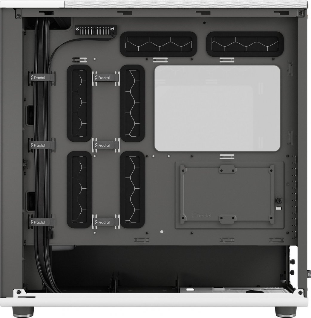 Fractal Design North XL Clear Case, White, Midi Tower - Thumbnail 5