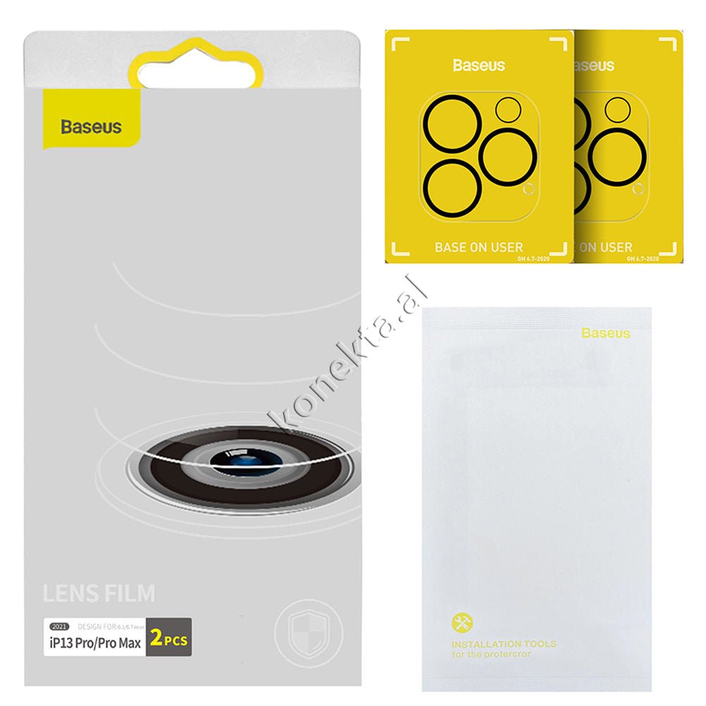 Baseus iPhone 13 Camera Glass Protector 0.3mm - Thumbnail 13