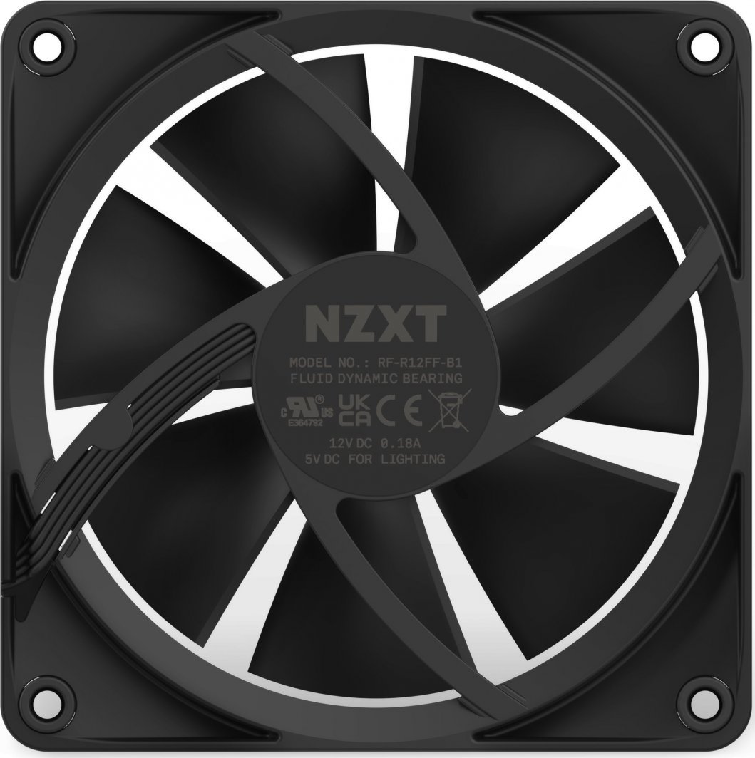 NZXT F120 RGB Cooler (RF-R12SF-B1) - Thumbnail 6