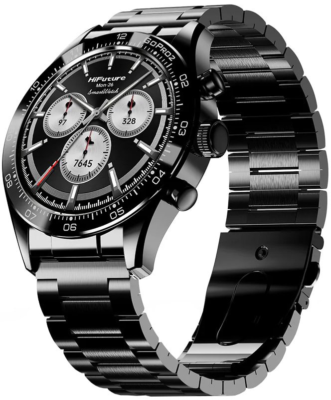 HiFuture GoPro2 Smart Watch, Black - Image 1