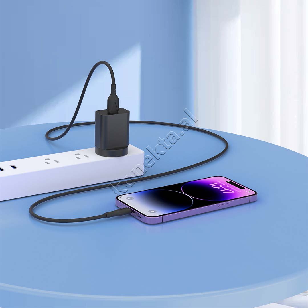 Choetech USB Lightning Cable, 1m, Silicone - Thumbnail 4