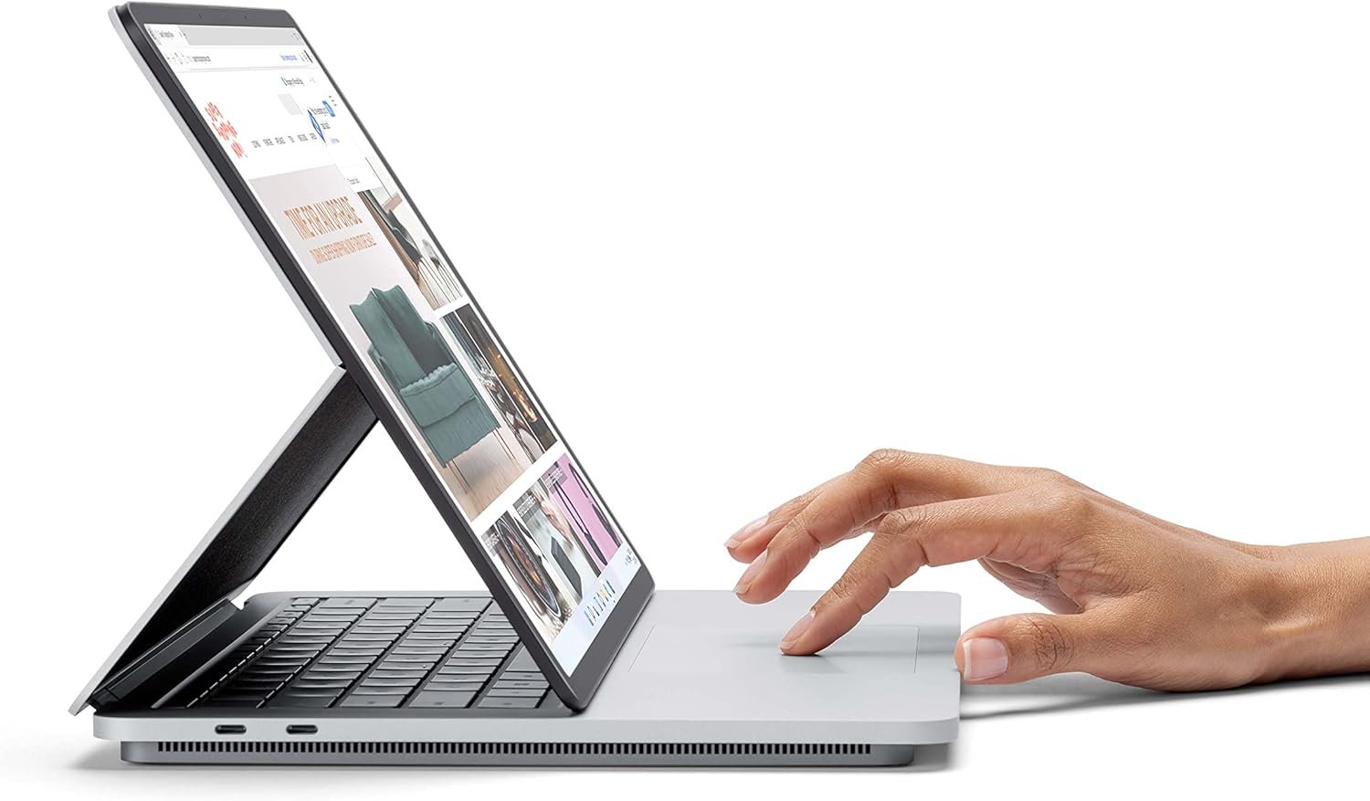 Microsoft Surface Laptop Studio Laptop, 14.4" Touchscreen 2K, Intel Core i7-11370H, 32GB RAM, 1TB NVMe, NVIDIA RTX 3050TI 4GB, Pre-owned - Thumbnail 4