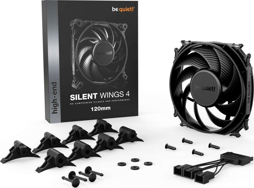 Be quiet! Silent Wings 4 Cooler, 120 mm, Black - Thumbnail 4