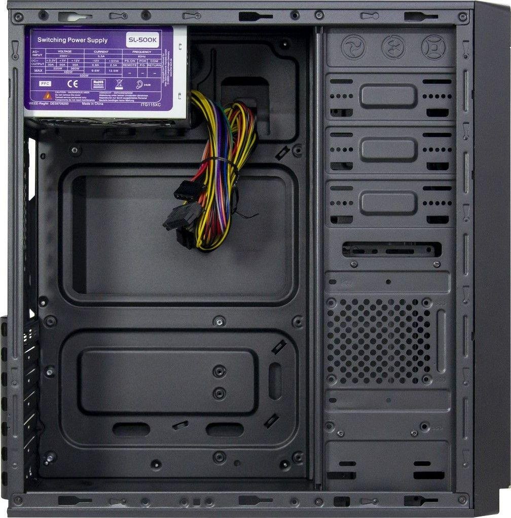 Inter-Tech IT-5916 SL-500 Case, Midi Tower - Thumbnail 6