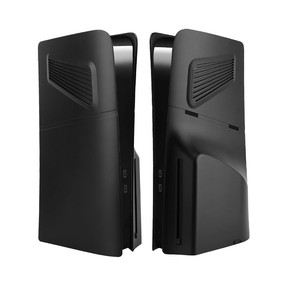 PlayStation PS5 Slim Side Cover, Black - Image 1