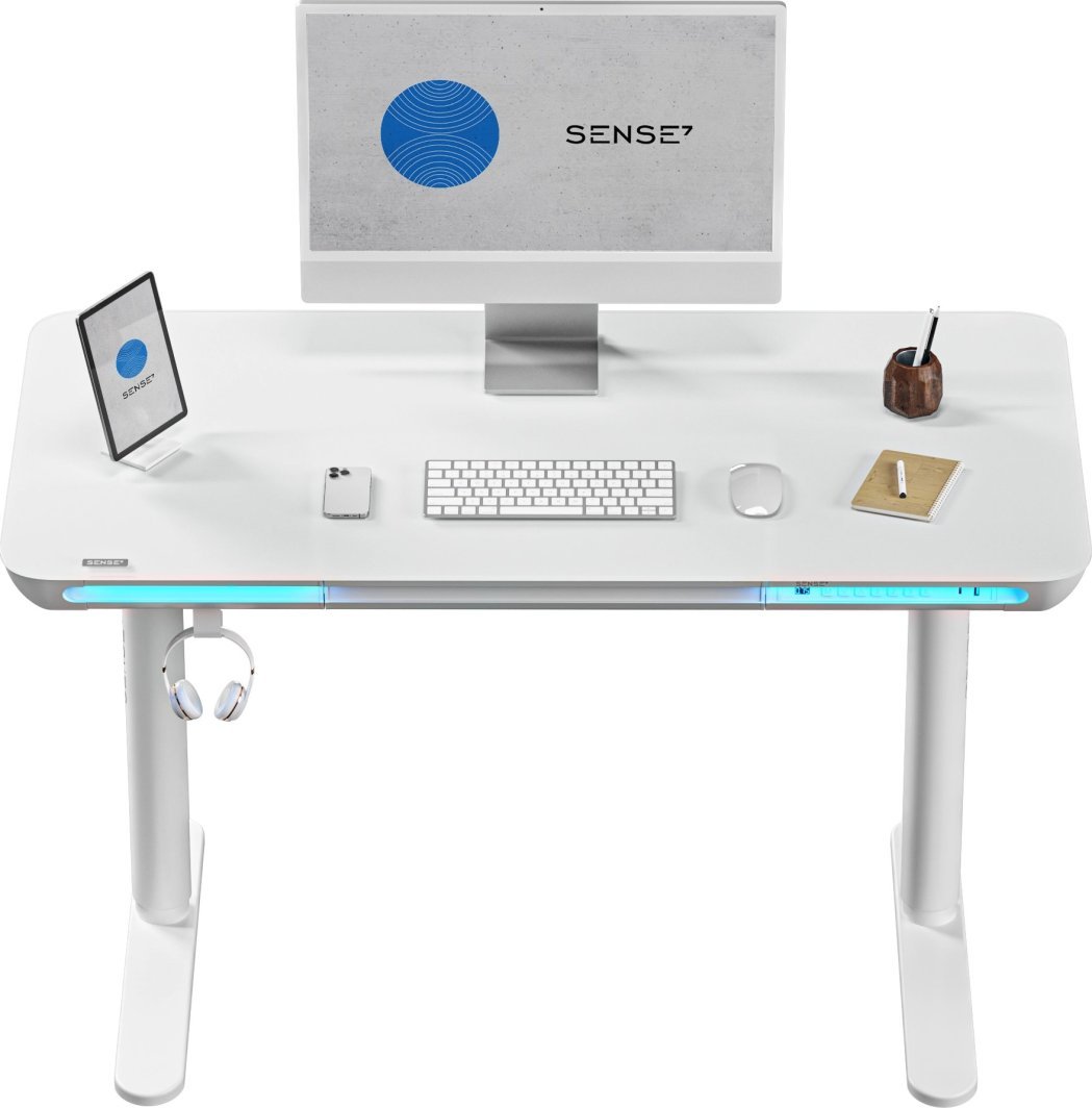 SENSE7 NOMO Table, 120 cm x 60 cm, White - Thumbnail 6