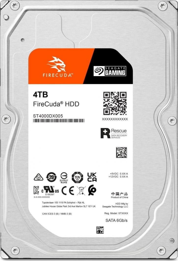 Seagate FireCuda HDD, 4TB, 3.5" SATA III - Thumbnail 4