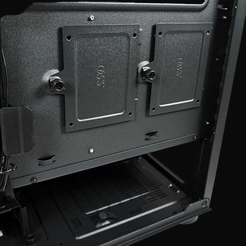 LC-900B-ON Midi-ATX Case, Black - Thumbnail 3