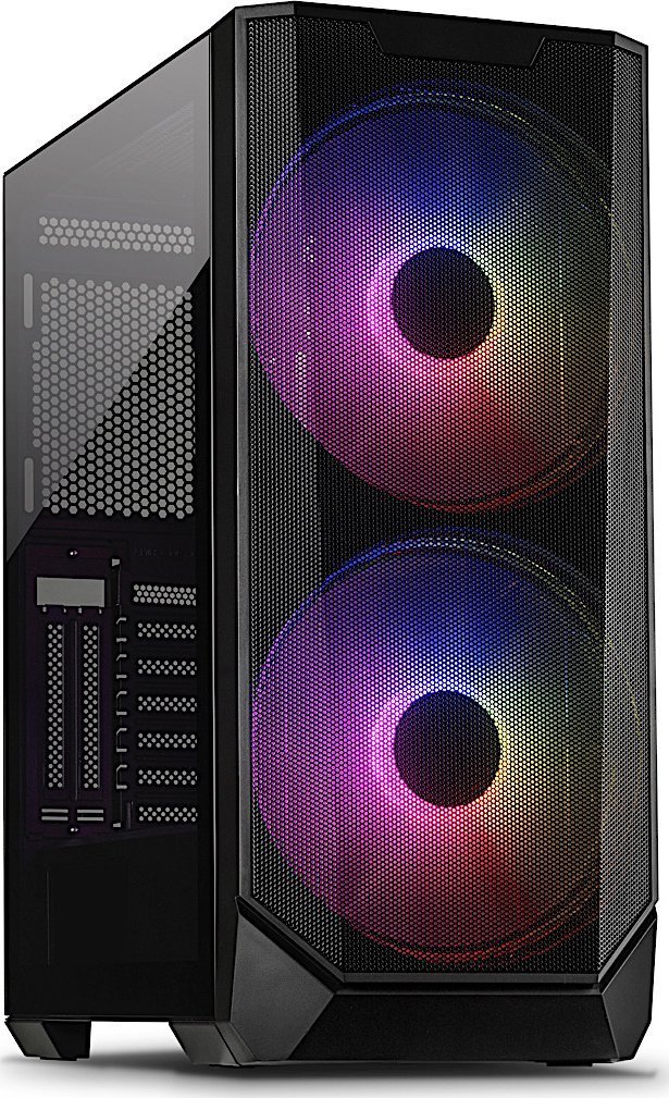 Inter-Tech IT-3503 Airstream Case, ARGB, Midi Tower - Image 1