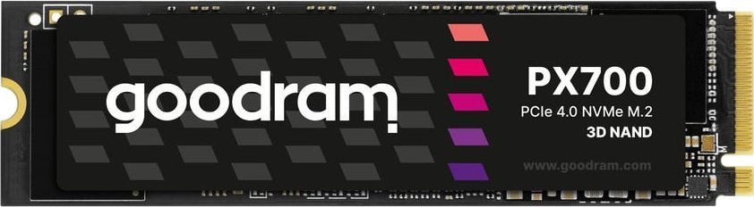 GoodRam PX700 SSD, 4TB, M.2 2280 PCI-E x4 Gen4 NVMe - Image 1