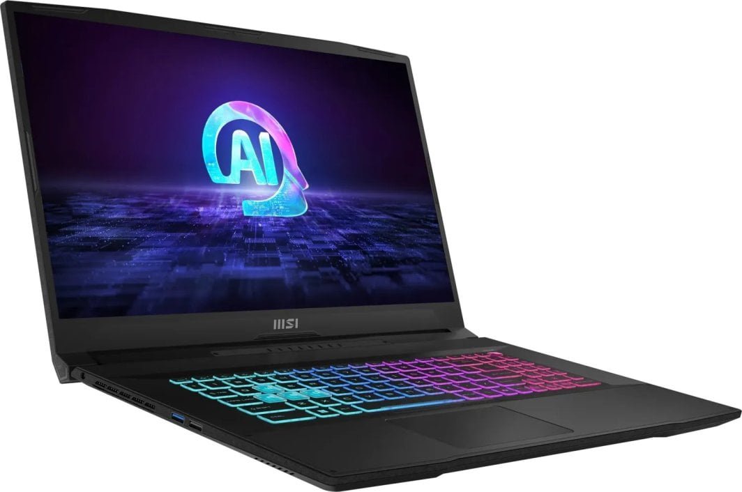MSI Katana A17 AI B8VF-1004XPL Laptop, 17.3", AMD Ryzen 7 8845HS, 16GB RAM, 1TB SSD, NVIDIA GeForce RTX 4060, Black - Thumbnail 3