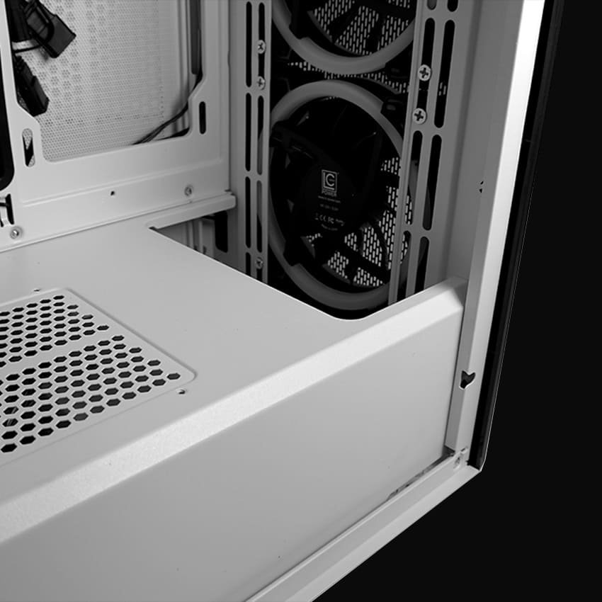 LC-805BW-ON Holo-1_X Midi-ATX Case, Black/White - Thumbnail 18