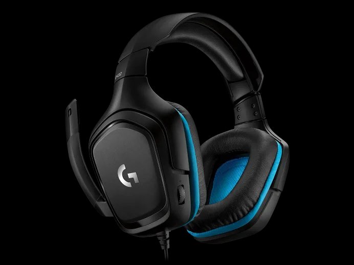 Logitech G432 Gaming Headphones, Wired, Black - Thumbnail 3