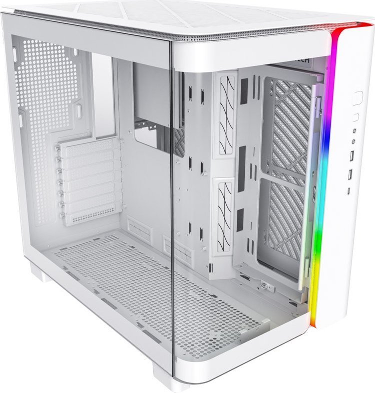 Montech King 95 ARGB Case, White, Midi Tower - Thumbnail 2