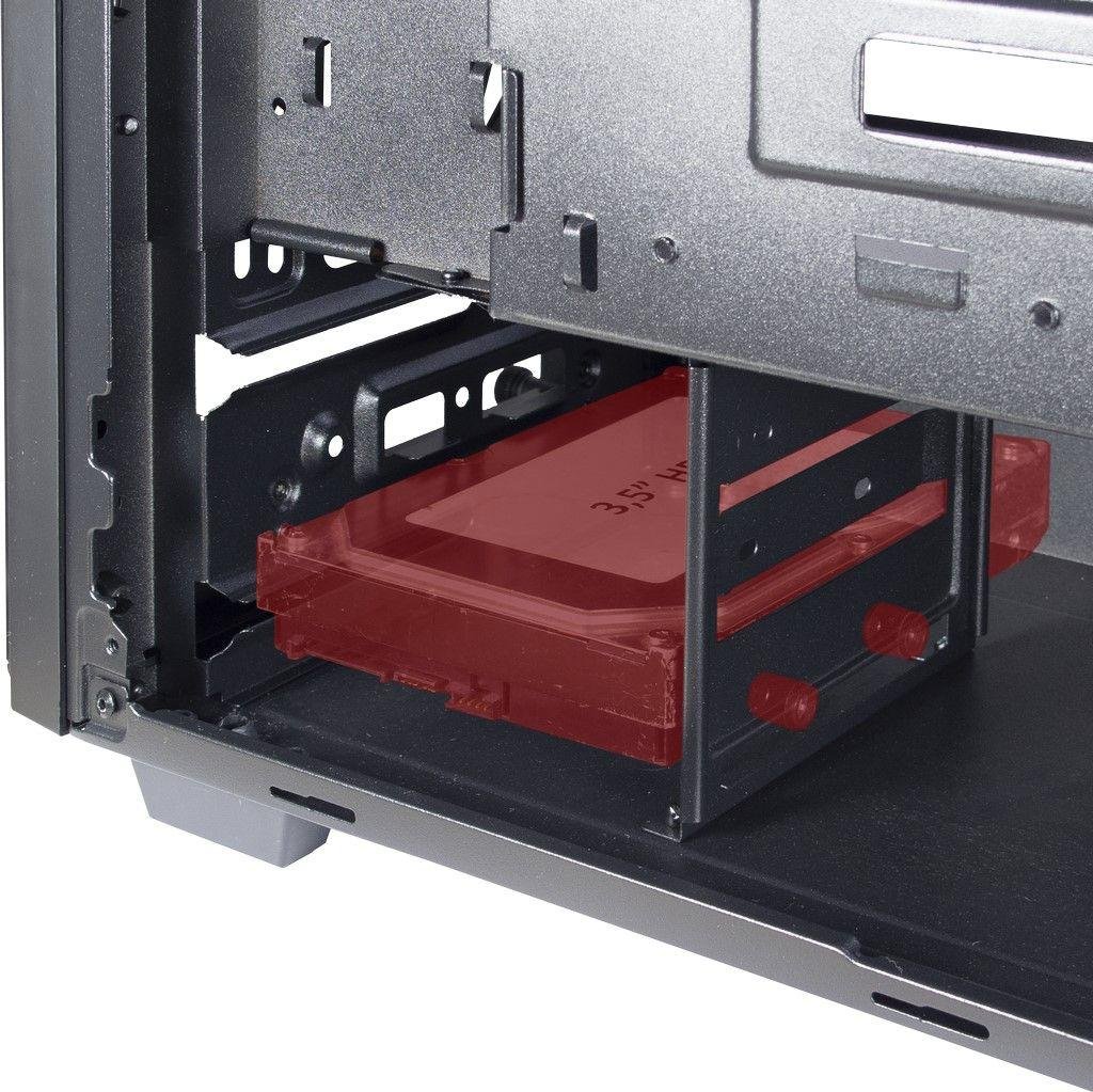 Inter-Tech C-303 Mirror Case, Full Tower - Thumbnail 10