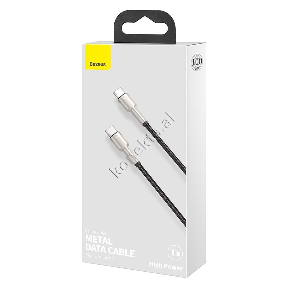 Baseus Type-C to Type-C Cable, 100W, 1m - Thumbnail 2