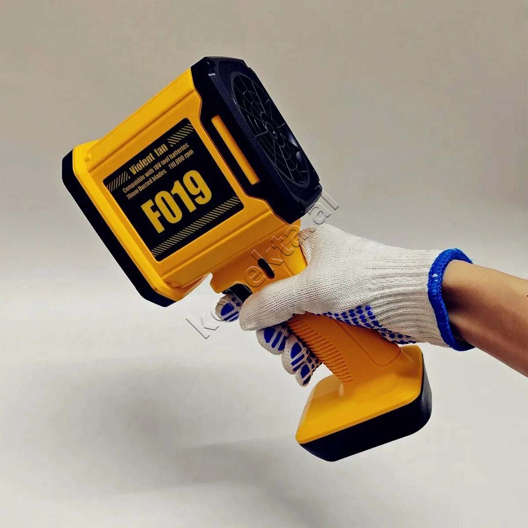 tjetertjeter Turbo Fan, Yellow / Black - Thumbnail 5