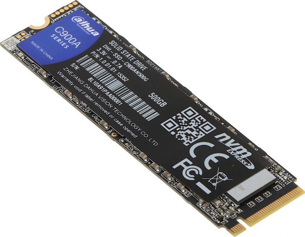 Dahua Technology C900A SSD, 500GB, M.2 2280 PCI-E x4 Gen3 NVMe - Image 1