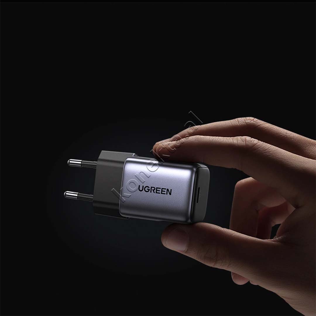 UGreen Nexode 30W Charger, Grey, Type-C - Thumbnail 6