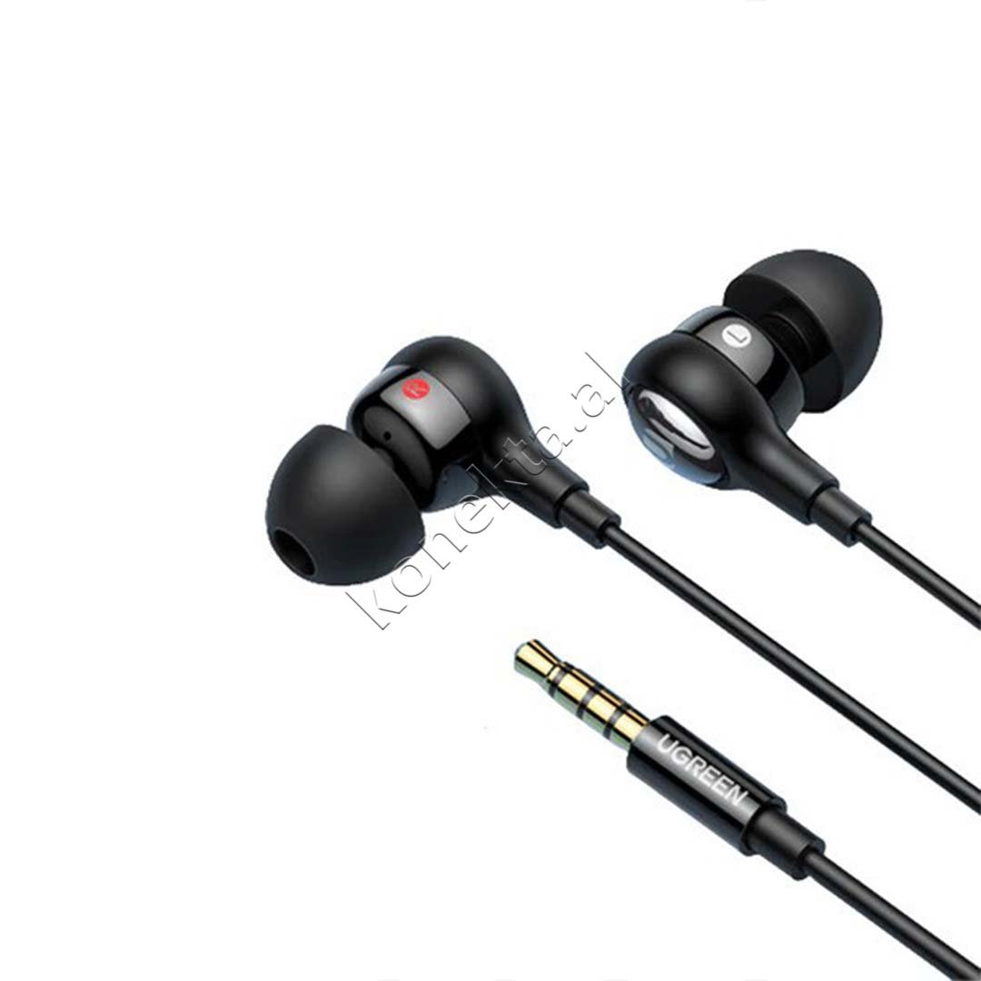 UGreen Audio Cable, Black, 1.2m, Aux 3.5mm / Type-C, With Integrated Microphone - Thumbnail 2