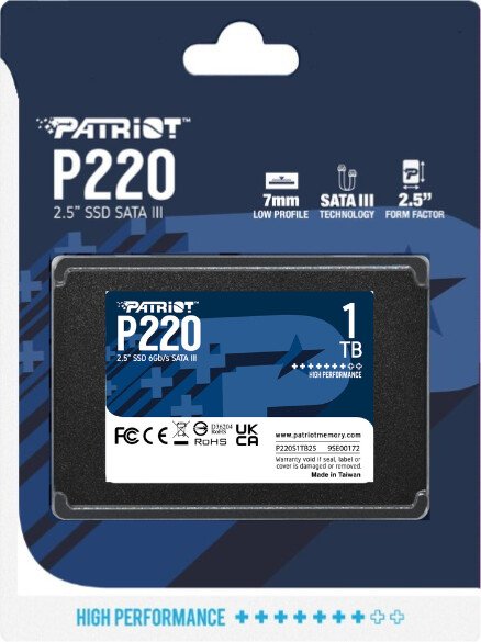 Patriot P220 SSD, 1TB - Thumbnail 5