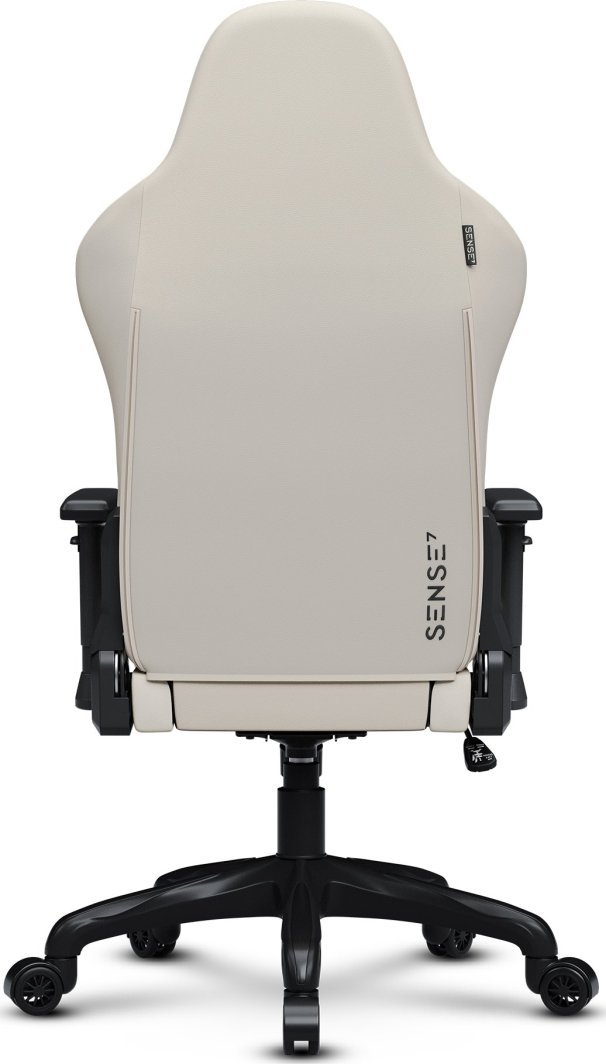 SENSE7 Spellcaster FUKU Chair, Material + Leather, Black/Beige - Thumbnail 8